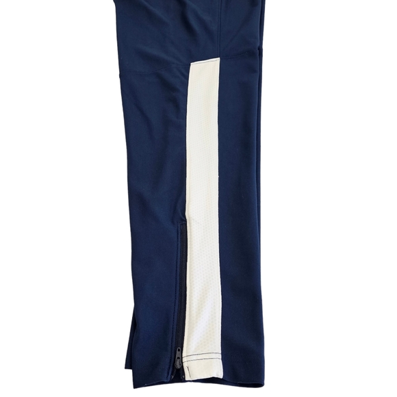 Under Armour Pants Mens Size Extra Large Lightweight Fitted Knit Blue White - Picture 8 of 15